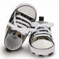 Baby Classic Canvas Sports Shoes Gender Free First Pair of Toddler Baby Shoes Non Slip Soft Soles Newborn Baby Crib Shoes