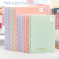 A5/B5 Multi color Soft Elastic Spiral Soft Coil Notebook 70 sheets