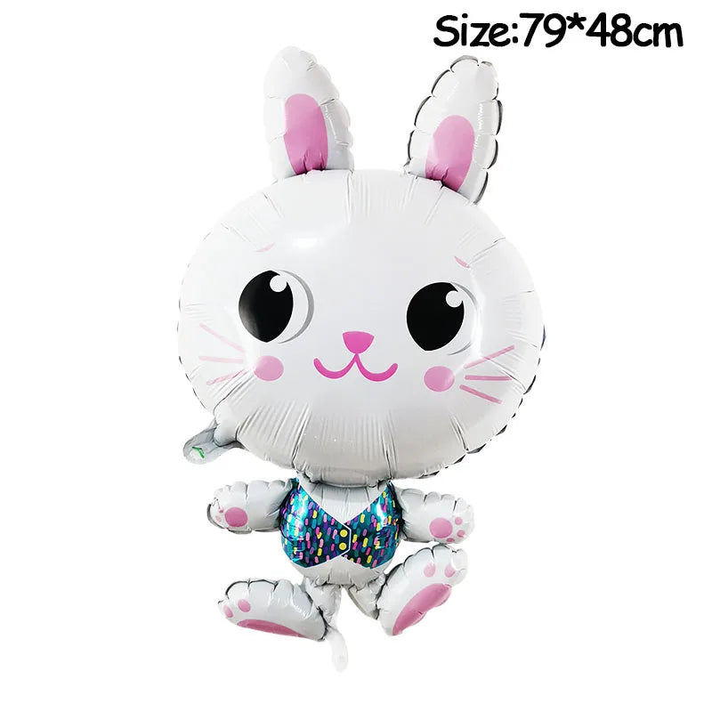 Happy Easter Party Supplies – Bunny, Carrot & Egg Paper Plates for Kids’ 1st, 2nd & 3rd Birthday Decorations