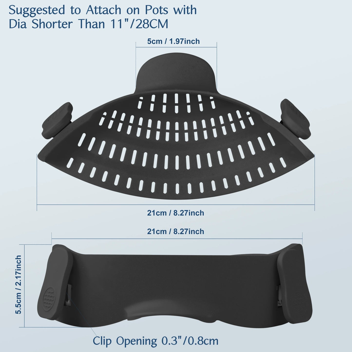1pc,  Silicone Pot Strainer