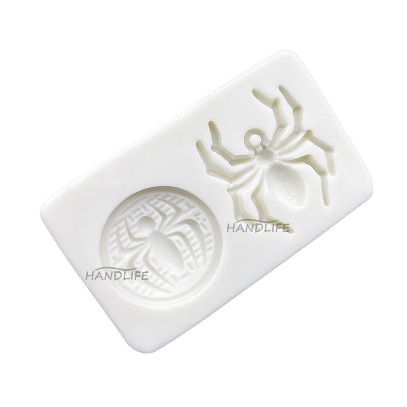 Spider Silicone Cake Mold – Halloween Fondant, Chocolate & Resin Baking Decoration Tool