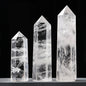 Natural Stone and Crystals Point Wand Rose Quartz Amethyst Home Decoration Mineral Stones Crafts
