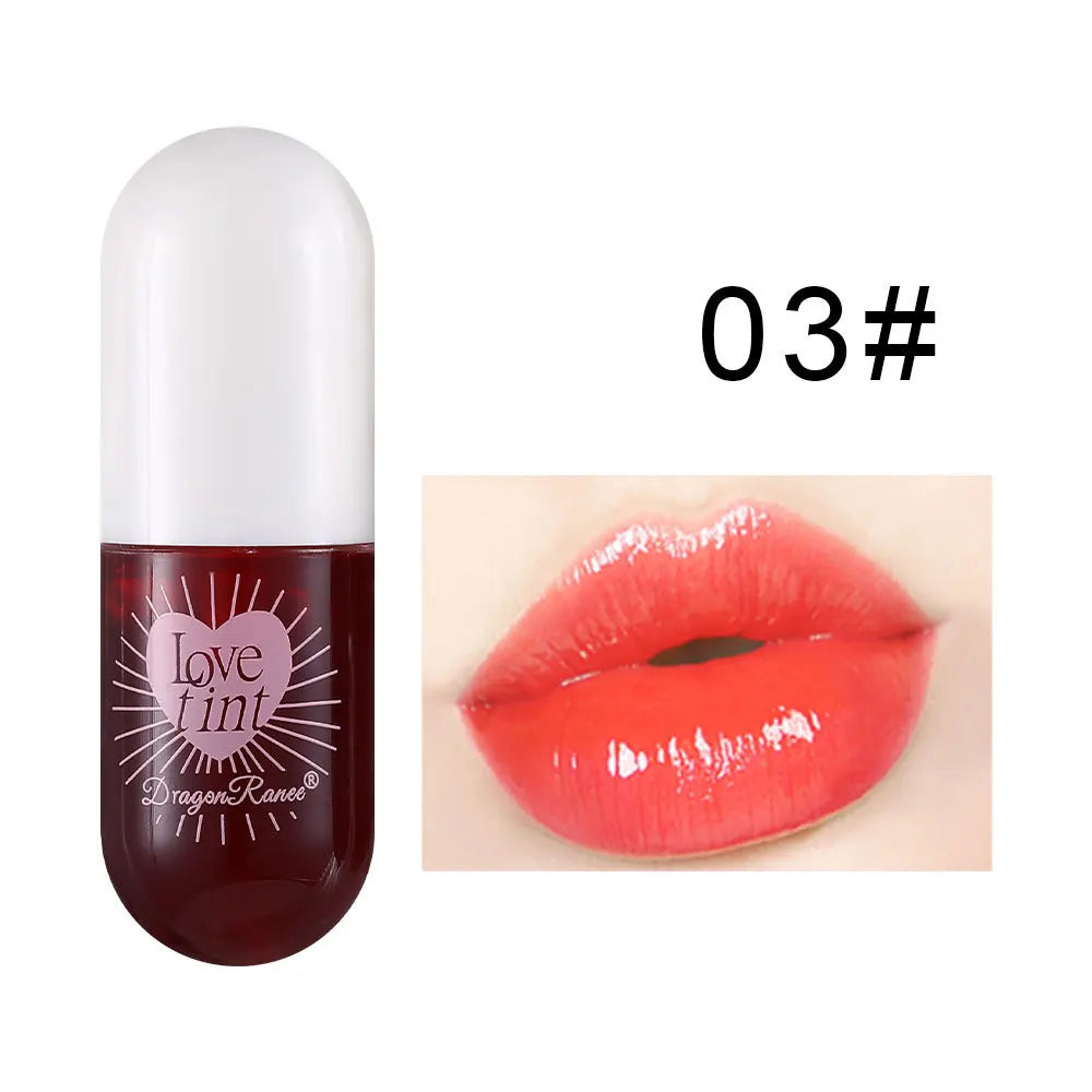 Lip Dye Liquid Lip Glaze Waterproof Non-Stick Liquid Lipstick 6 Colors Available
