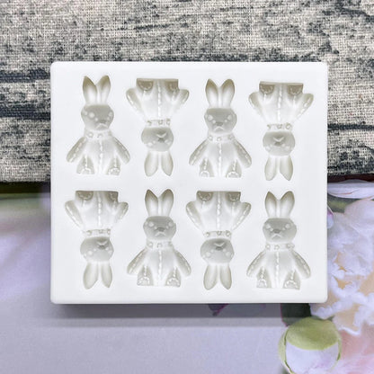 Easter Bunny Silicone Mold Sugarcraft Chocolate Cupcake Baking Mold Fondant Cake Decorating Tools