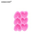 Heart-Shaped Silicone Mold DIY Hair Clip & Hair Band Resin Accessories Drip Mold Chocolate Cake Dessert Decoration Mold