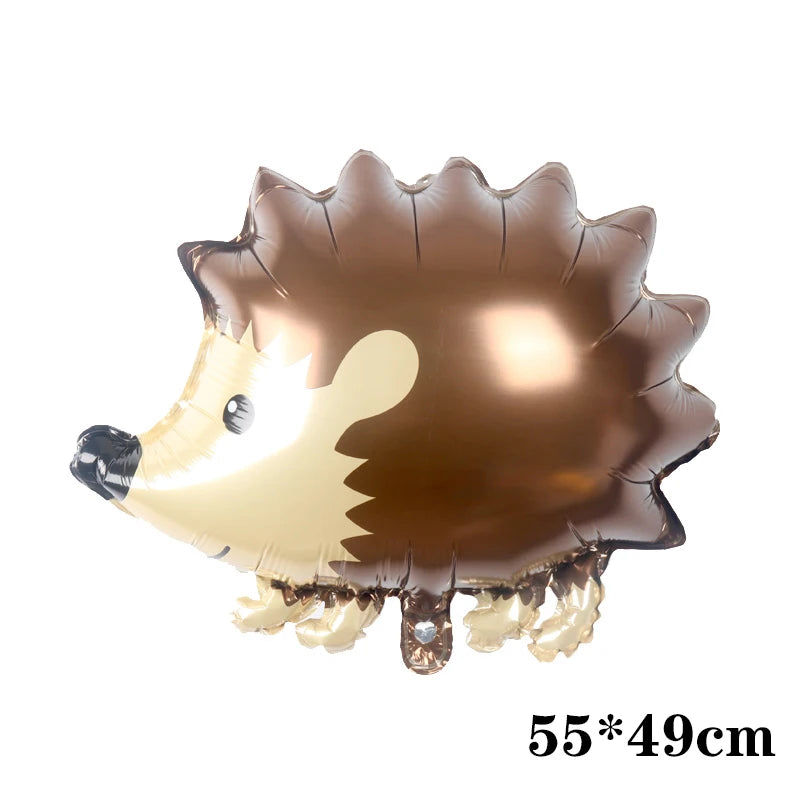 New Cartoon Animal Theme Foil Balloon Jungle Safari Lion Monkey Rabbit Kids Adult Birthday Party Decoration Supplies Baloon