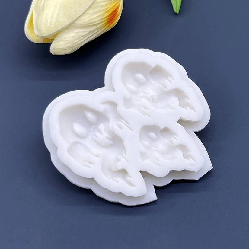 Ghost Halloween Silicone Sugarcraft Mold Resin Tools Cupcake Baking Mould Fondant Cake Decorating Tools