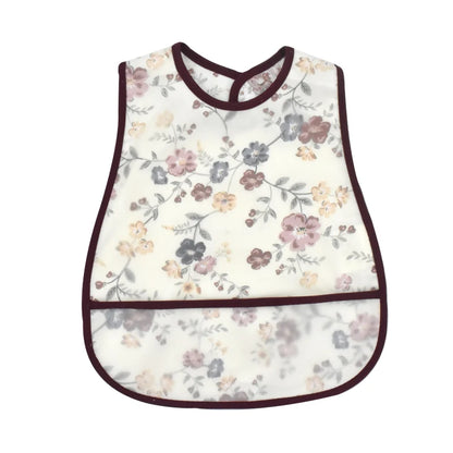 Adjustable Baby Bibs Waterproof Pocket Lunch Feeding Bibs
