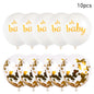 10pcs Oh Baby Printed Latex Balloons It is A Boy Girl Balloon Birthday Party Baby Shower Decoration Boy Girl Gender Reveal decor