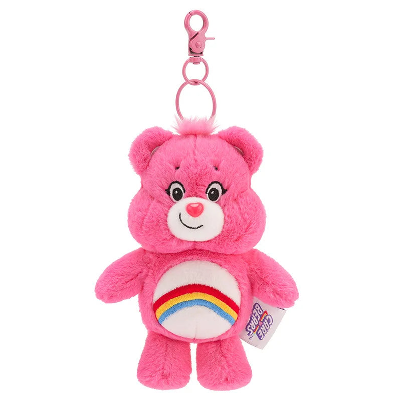 Genuine Care Bears Scented Plush Keychain Stuffed Toys CareBears Bag Keyring Backpack Dolls Children's Birthday Christmas Gifts