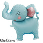 3D Standing  Elephant Aluminum Film Balloon Birthday Party Decorations Supplies Baby Shower Wedding Theme Party Balloon