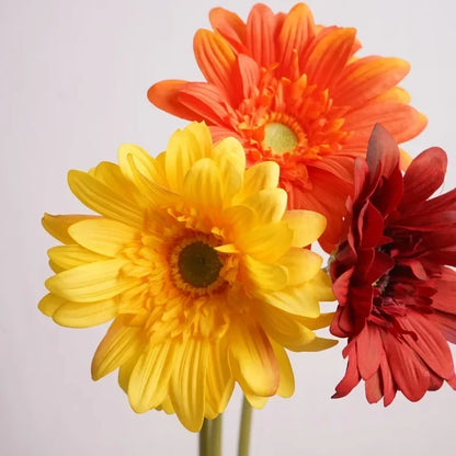 Artificial Gerbera Real Touch Cloth Flowers Home Living Room Decoration Simulation Chrysanthemum Fake Flower Wedding Floral