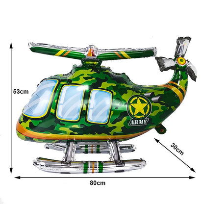 1pc Large Transportation Balloon Racing Balloon Fire Truck Ambulance School Bus Excavator Motorcycle Balloon for Boys Birthday