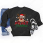 Women's Festive Christmas Reindeer & Plaid Graphic Sweatshirt Casual Loose Fit Long Sleeve Crew Neck Sweatshirts for Winter
