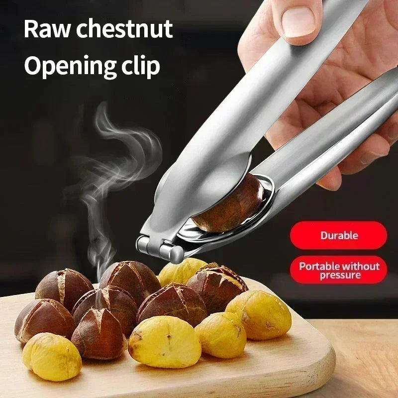 Chestnut Opener Machine Chestnut Clip Walnut Pliers Chestnut Sheath Cutter Nut Cracker Sheller Kitchen Tool Walnut Clip Peeler