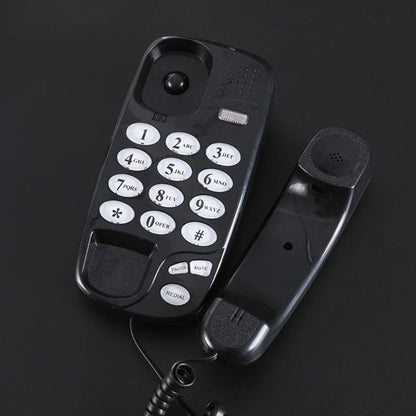 KXT-580 Big Button Corded Phone Telephones Landline Phone with Call Light Redial Pause Support Wall Mount or Desk Phone