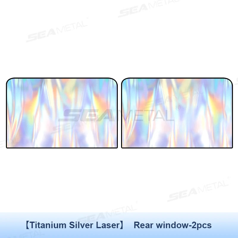 SEAMETAL Magnetic Car Side Window Curtains UV-Reflective Sun Shade Sun Protection Cover Anti-Glare Privacy Curtains for Baby