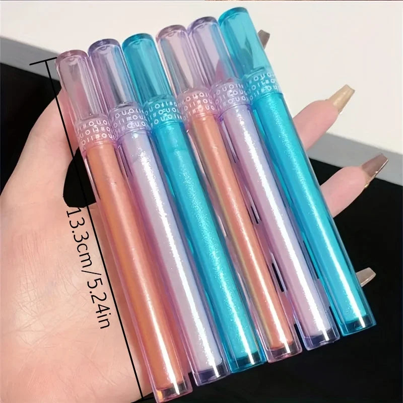3pcs Set - 3 Colors Chameleon Eyeshadow: Pink, Micro Glitter Purple, Cyan, Chameleon Glitter  Long Lasting