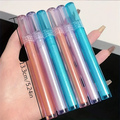 3pcs Set - 3 Colors Chameleon Eyeshadow: Pink, Micro Glitter Purple, Cyan, Chameleon Glitter  Long Lasting