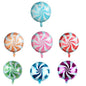 10pcs 18" Lollipop Swirl Foil Balloons – Candy Themed Round  Balloons for Birthday Party, Baby Shower, Carnival, Holiday Decor