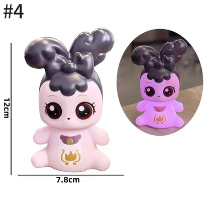 Cute Mini Panda Night Light LED Sleeping Animals Lamp Capybara Rabbit Lamp for Home Desktop Orname nParty Favors Gift