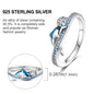 925 Sterling Silver Ring – Colorful Cubic Zirconia Women’s Wedding & Engagement Jewelry