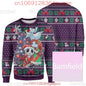 Jack Skellington and Sally Ugly Sweater Men's Women's Tops The Nightmare Before Christmas Ugly Christmas Sweater