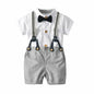 Kids Boys Formal Party Outfits Clothes Set Wedding Birthday Toddler Boy Gentleman Handsome Children Elegant Suit 1 2 3 4 5 Years