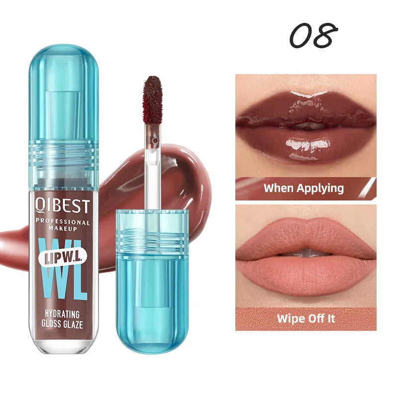 Mirror‑Shine Lip Gloss – Moisturizing, Lightweight, Non‑Greasy & Long‑Lasting Non‑Stick Formula (1pc)