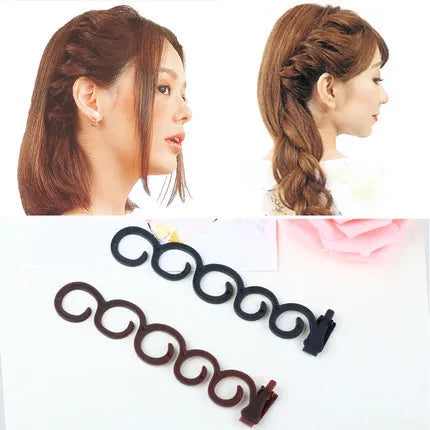 Plastic Lady French Hair Braiding Tool Hair