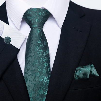 Silk Tie Pocket Squares Necktie Suit Accessories