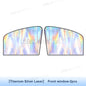 SEAMETAL Magnetic Car Side Window Curtains UV-Reflective Sun Shade Sun Protection Cover Anti-Glare Privacy Curtains for Baby
