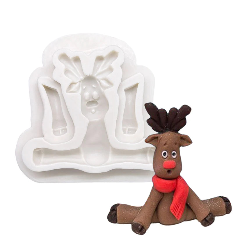 Monkey Lion Bunny Elephant Giraffe Silicone Sugarcraft Mold Resin Tools Cupcake Baking Mould Fondant Cake Decorating Tools