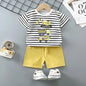 Fashion New Children Sets 6m-6y Toddler Costume Summer Blouse + Shorts Set For Kids Clothing Baby Girls T-shirt Outfit