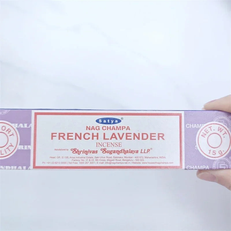 India Stick Incenses White Sage Sandalwood Natural Household Indoor Clean Air Indian Incense Sticks NAG Champa Satya Handmade