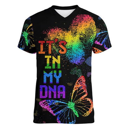 Fashion Gay Pride LGBT T-shirt For Men Women Love is Love Rainbow V Neck T Shirt Street Party Short Sleeve Oversized Tee Shirts