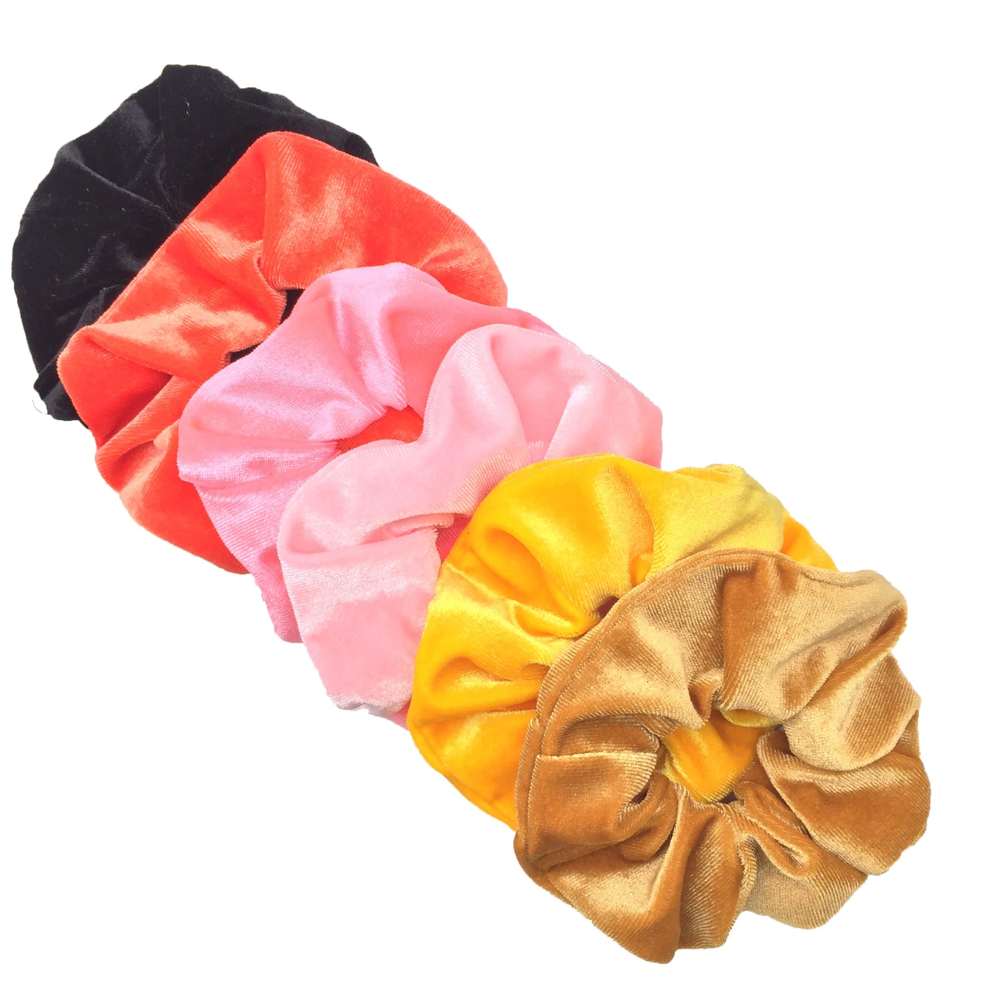 10/6 Accessories Scrunchies Hair Scrunchy Women Velvet Solid Leopard Tie Dye Ponytail Holder Headwear Elastic Ties Bands Set