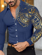 Men’s Long Sleeve Button‑Up Shirt