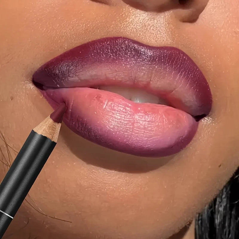 6 pack long lasting smudge proof lip liner