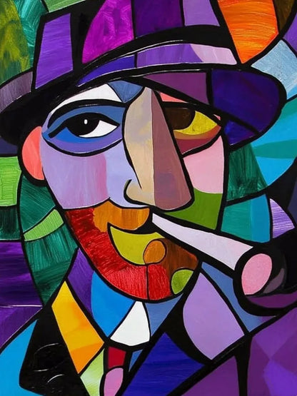 Abstract Pearl Girl Diamond Art – DIY Diamond Painting Mosaic, Handmade Embroidery Wall Décor