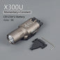Tactical SureFire LOGO X300 Ultra XH35 X300UH-B Weapon Gun Light Lanterna Torch For Airsoft Pistol Glock 17 18 19 22 20mm Rail
