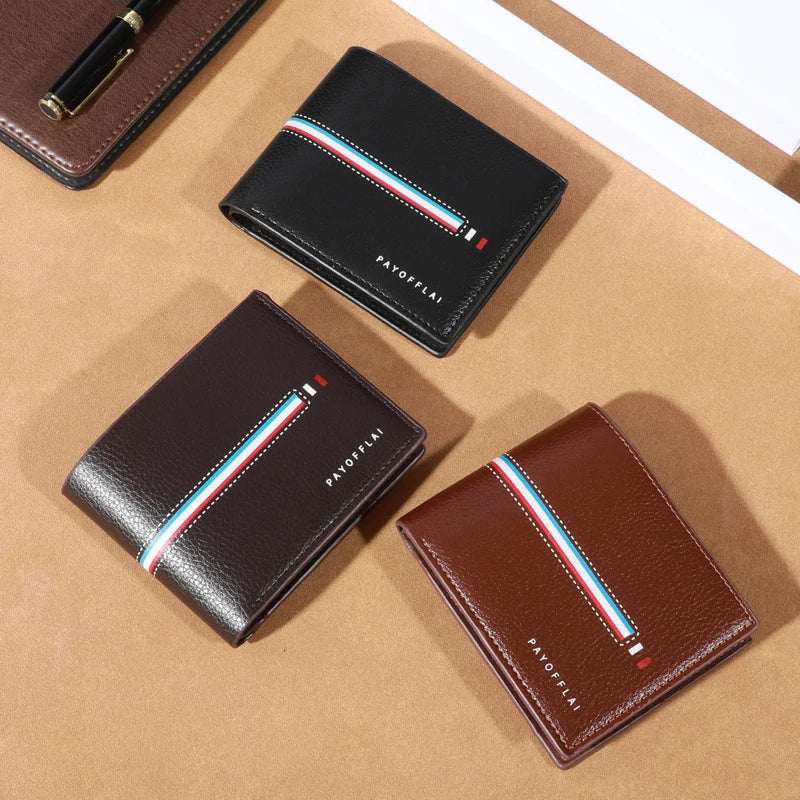 Slim Men's Wallet with Multiple Card Slots