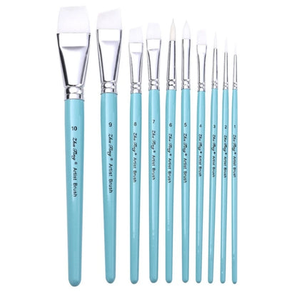 10 Pcs Paint Brushes Set Watercolor Paint Brushes Drawing Supplies for Body Face