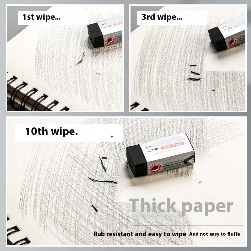 Borrence Spiral Sketchbook – Thick 160 GSM Paper in A3/A4/A5/8K/16K Sizes for Drawing, Watercolor & Art School Use