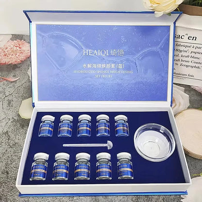 Sponge Crystallite Blue Copper Peptide Collagen Regeneration Natural Biological Extract Sponge Spicules Cell Renew Skin Care