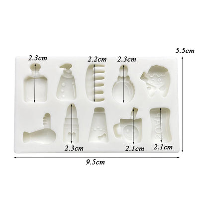 Makeup Hair Dryer Mirror Silicone Mold – Sugarcraft & Resin Tool