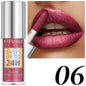 20-colors Glitter Lip Glaze Waterproof Diamond Shimmer Lip Gloss Sparkling Liquid Lipstick Long Lasting Lip Makeup for Women Gif