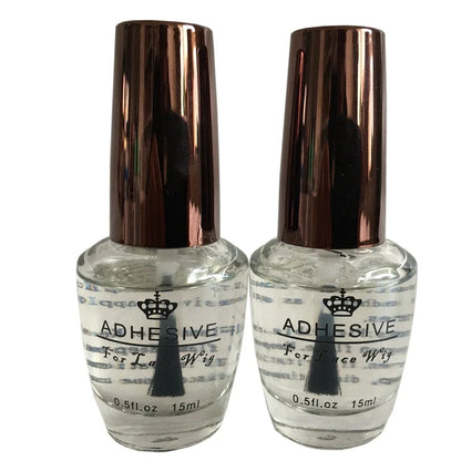 1 bottle 0.5 Oz 15 ml lace adhesive wig glue with 1 bottle 1 Oz 30 ml remover for lace wig glue