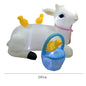 Easter Inflatable Outdoor Toys Easter Bunny Family Eggs Carrot with Build-in LEDs Blow Up Decorations for Party Yard Garden Lawn