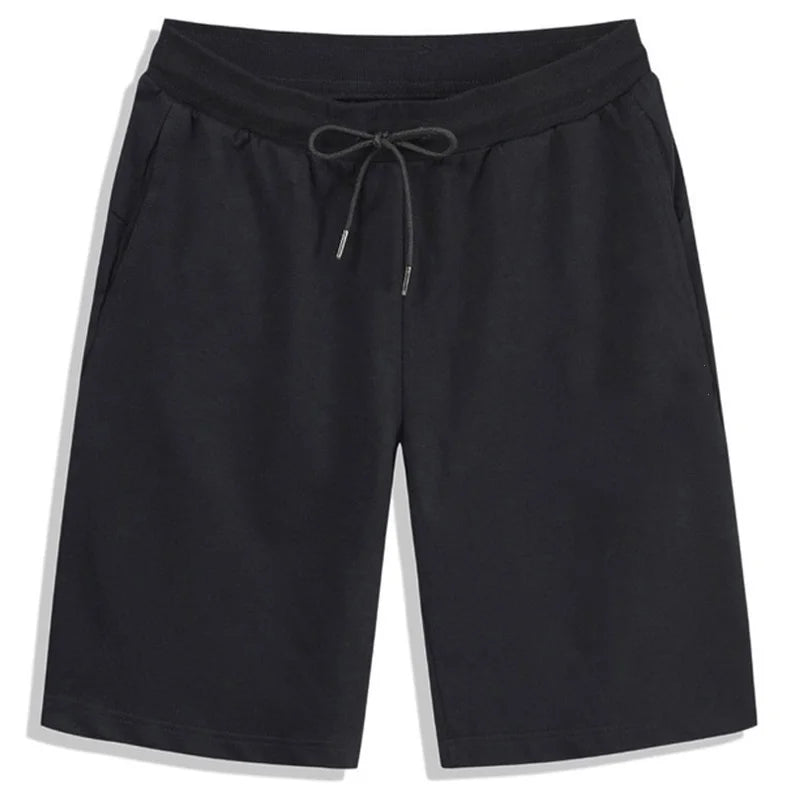 Men's  Elastic Drawstring   Joggers Shorts Loose Fitness Breathable